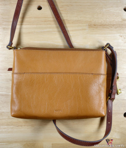 Fossil Brown Cow Hide Leather Women's Purse