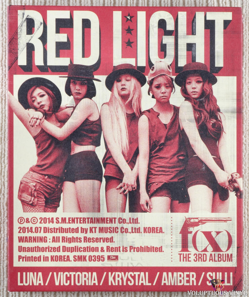 F(x) – Red Light CD front cover