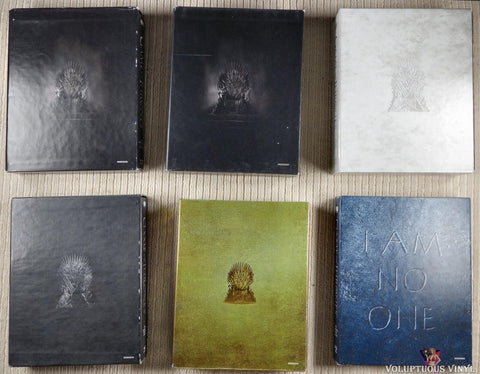 Game Of Thrones: Season 1, 2, 3, 4, 5 & 6 Blu-ray back covers