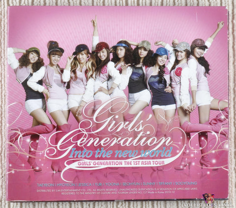 Girls' Generation – Into The New World: The 1st Asia Tour CD front cover
