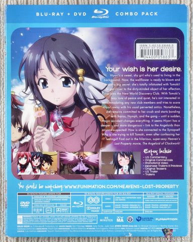 Heaven's Lost Property - The Angeloid Of Clockwork Blu-ray back cover