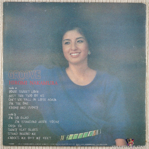Hiromi Nakamura ‎– Groove vinyl record back cover