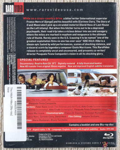 Hitch Hike (1977) Blu-ray