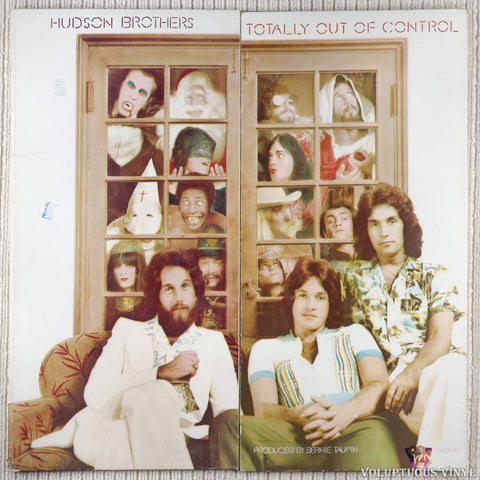 Hudson Brothers – Totally Out Of Control vinyl record front cover