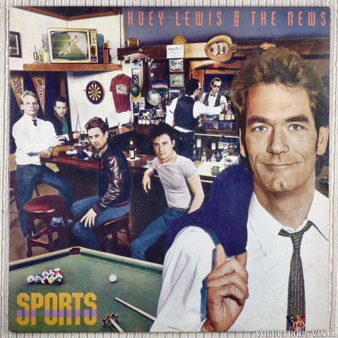 Huey Lewis And The News – Sports vinyl record front cover