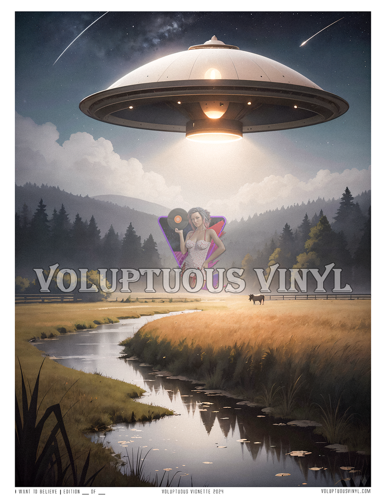 I Want To Believe ~ Art Print ~ We're Not Alone