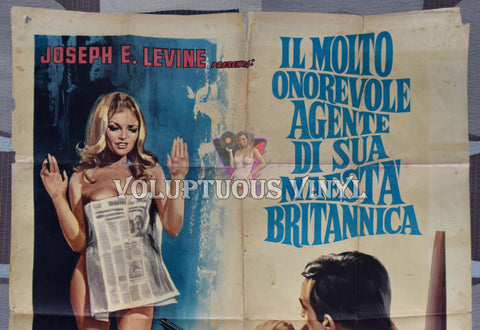 Where The Bullets Fly (1965) - Italian 2F poster top half