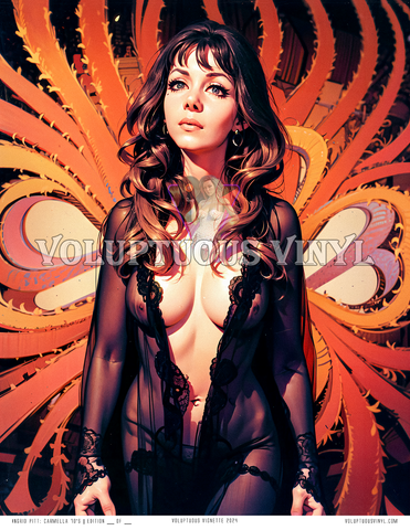 Ingrid Pitt: Carmilla 70's ~ Art Print ~ Countess Karnstein