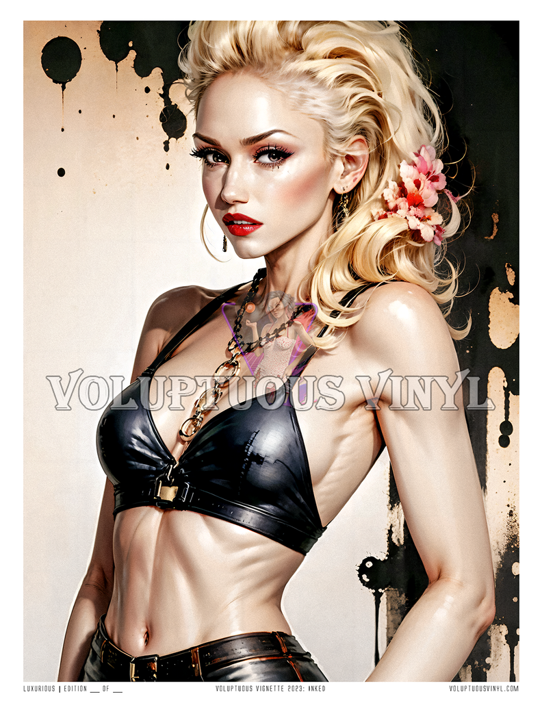 Inked: Luxurious Art Print Gwen Stefani
