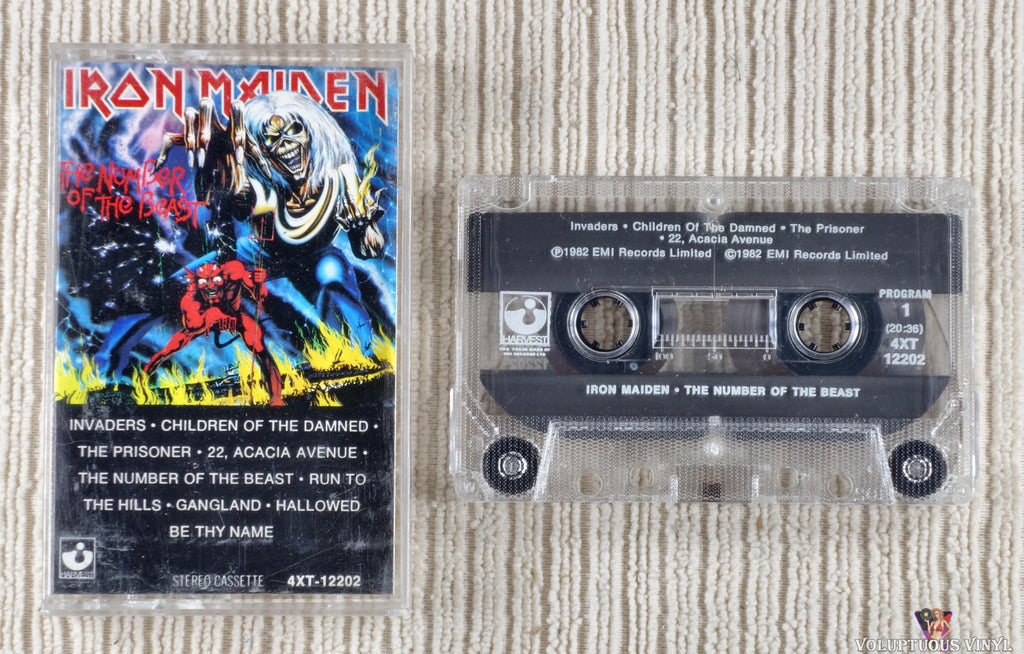 Iron Maiden – The Number Of The Beast cassette tape