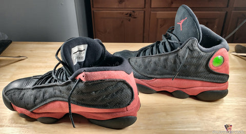Jordan 13 Retro Bred (2017) Men's Black & Red Size 7.5 shoes