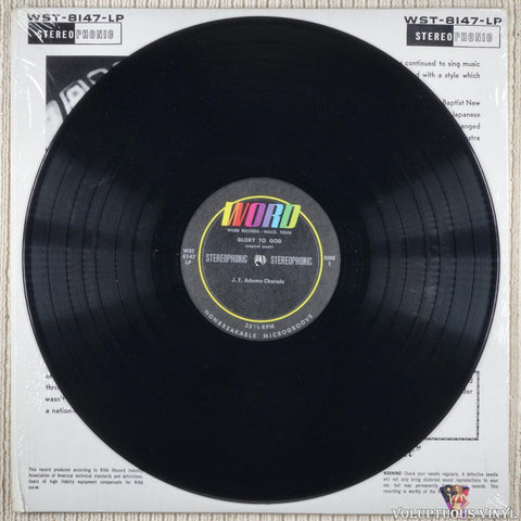 J. T. Adams Chorale – Glory To God vinyl record