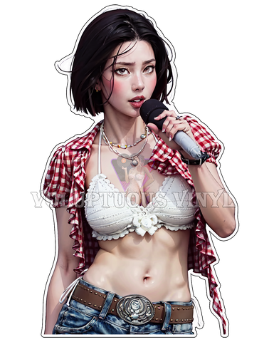 K-Stick: Kwon Eun-Bi Waterbomb ~ Deluxe Die Cut, Vinyl Sticker