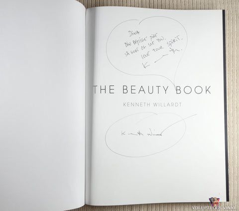Kenneth Willardt - The Beauty Book (2014) Hardcover, Autographed title page autograph