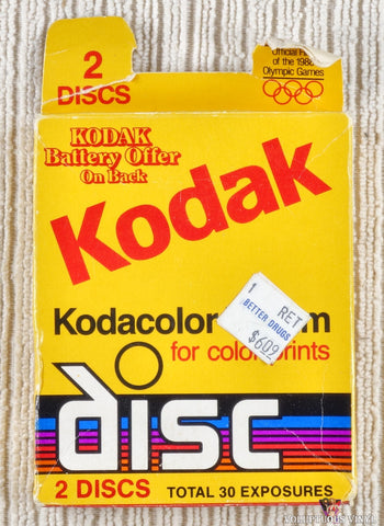 Kodak Kodacolor VR Disc Film (Expired) SEALED