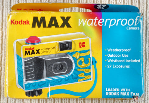 Kodak Max Waterproof 35mm Single Use Camera (Expired) SEALED
