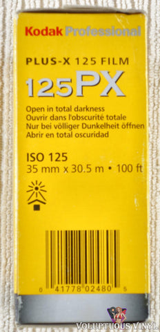 Kodak Professional Plus-X 125PX 100 Ft Black & White 35mm Negative Film