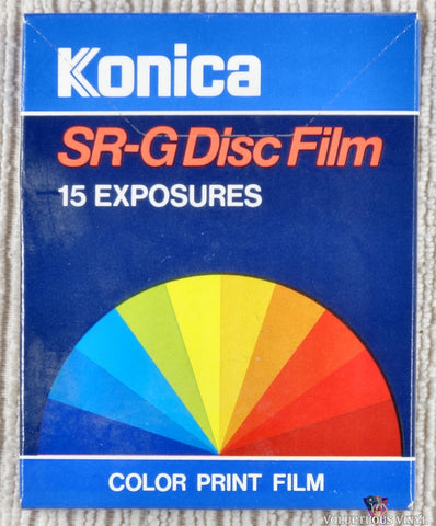 Konica Color SR-G Disc Film (Expired) SEALED