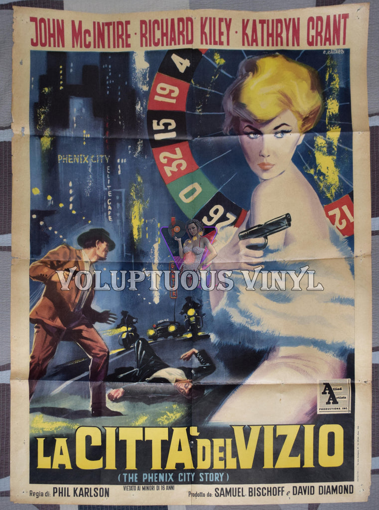 The Phenix City Story (1963) - Italian 2F poster