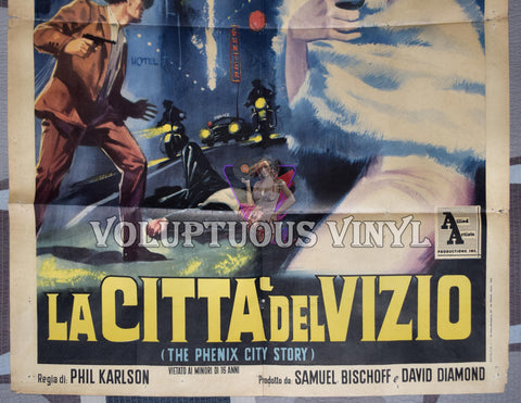 The Phenix City Story (1963) - Italian 2F poster bottom half