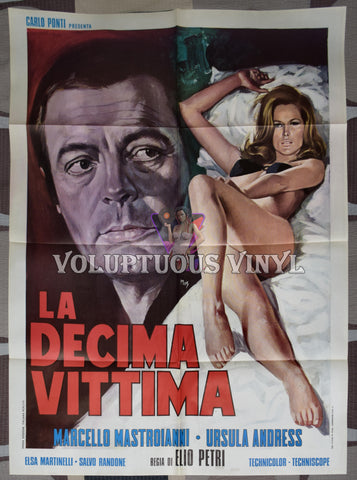 The 10th Victim (1972) - Italian 2F - Rare Ursula Andress Art