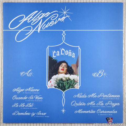 La Doña – Algo Nuevo vinyl record back cover