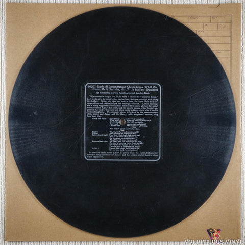 Lucia-Sextette - Chi Mi Frena (What Restrains Me?) (Act 2) shellac side b
