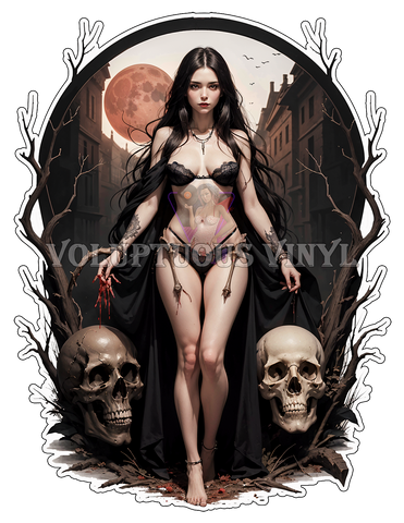 Macabre: Shadows Of The Blood Moon ~ Deluxe Die Cut, Vinyl Sticker