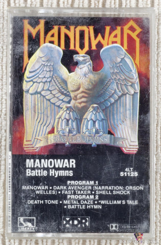 Manowar – Battle Hymns cassette tape front