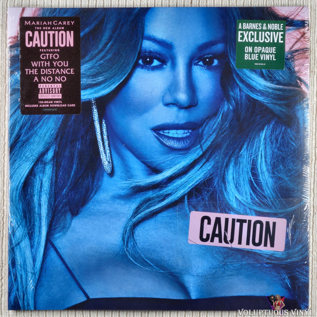 Mariah Carey – Caution vinyl record front cover