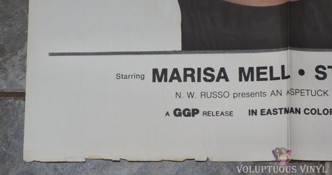 Marta (1971) - US 1-Sheet poster bottom left corner section