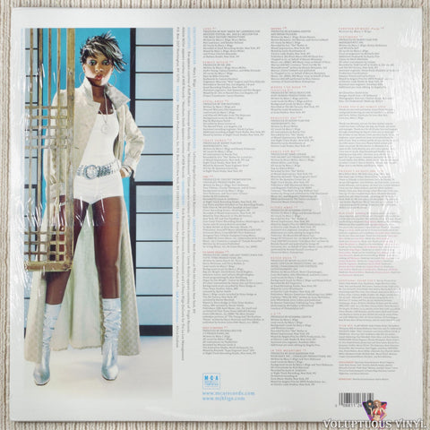 Mary J. Blige – No More Drama vinyl record back cover