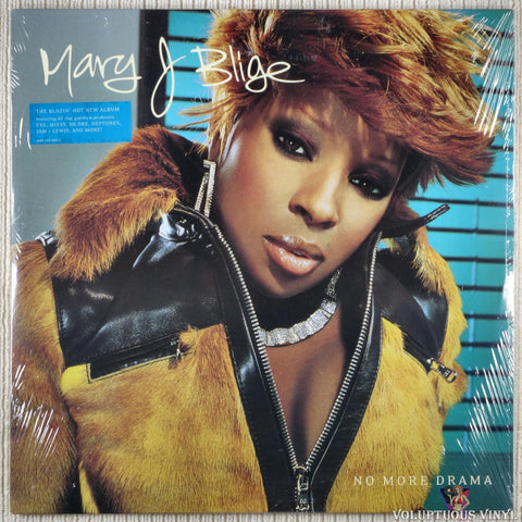 Mary J. Blige – No More Drama vinyl record front cover