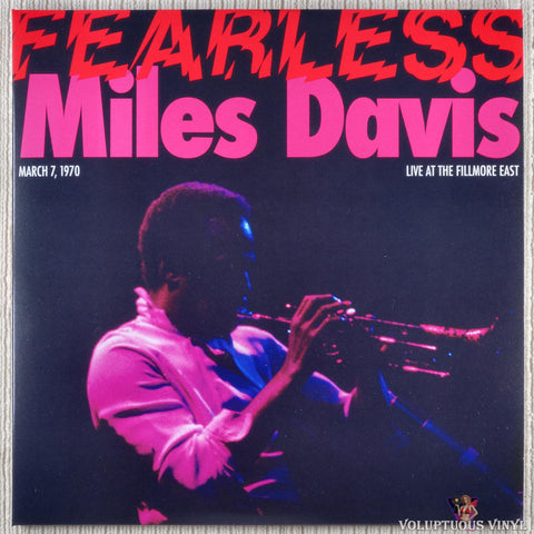 Miles Davis – Fearless (March 7, 1970 Live At The Fillmore East) vinyl record front cover
