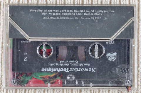 New Order – Technique cassette tape back