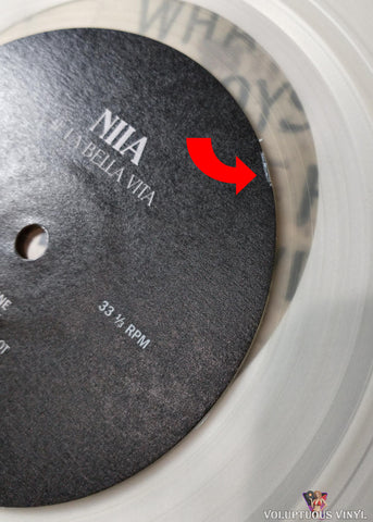 Niia ‎– II: La Bella Vita (2020) Clear Vinyl