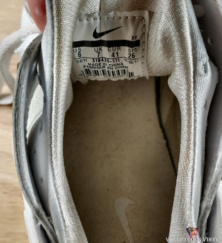 Nike Air Huarache White Platinum Men's 8 shoe tag