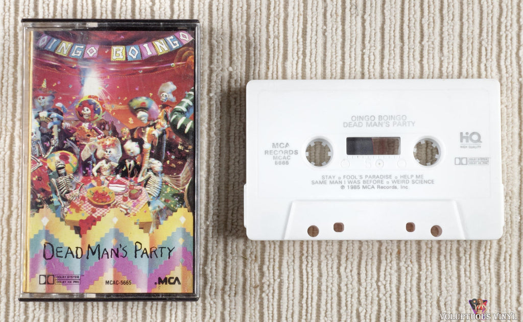 Oingo Boingo – Dead Man's Party cassette tape