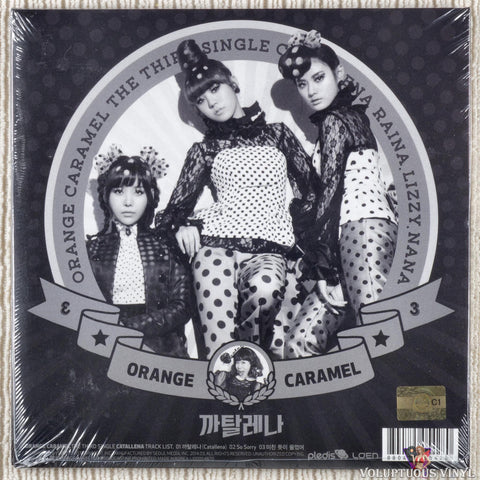 Orange Caramel – Catallena CD back cover