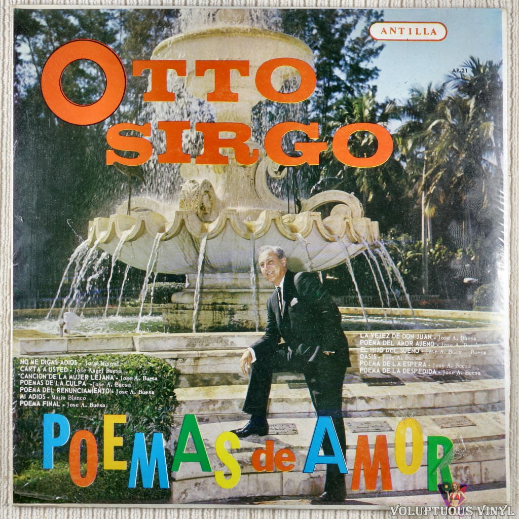 Otto Sirgo ‎– Poemas De Amor vinyl record front cover