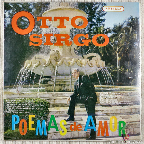 Otto Sirgo ‎– Poemas De Amor vinyl record front cover