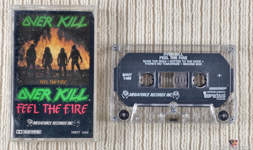 Overkill – Feel The Fire cassette tape