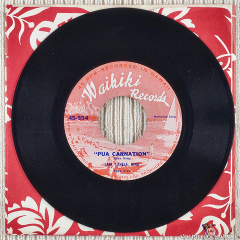 Pauline Kekahuna And Her Hauoli Girls / Lani, Lahela, Nina – Hawaii Aloha / Pua Carnation vinyl record side B