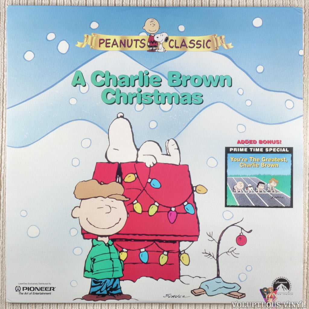 Peanuts: Charlie Brown Christmas/You're The Greatest LaserDisc front cover