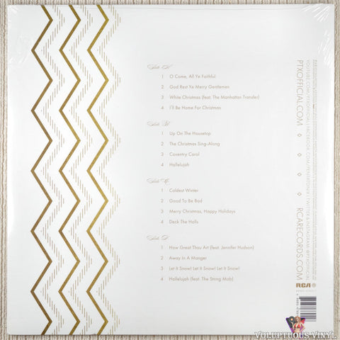 Pentatonix – A Pentatonix Christmas vinyl record back cover