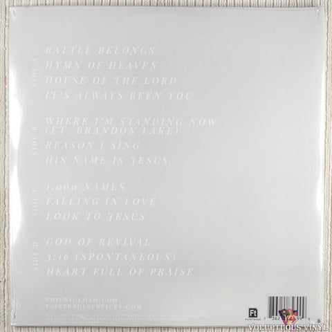 Phil Wickham – Hymn Of Heaven vinyl record back cover