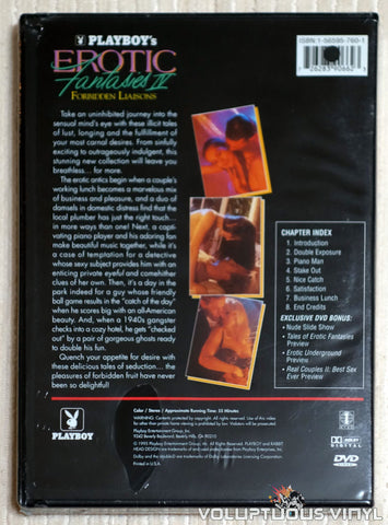 Playboy: Erotic Fantasies IV: Forbidden Liaisons - DVD - Back Cover