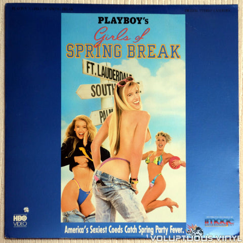Playboy Girls of Spring Break (1991) LaserDisc