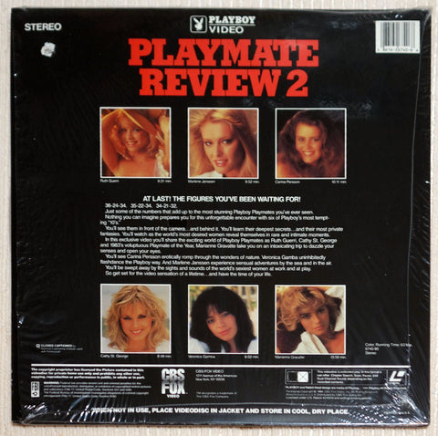 Playboy Playmate Review 2 Laser Disc Back Cover