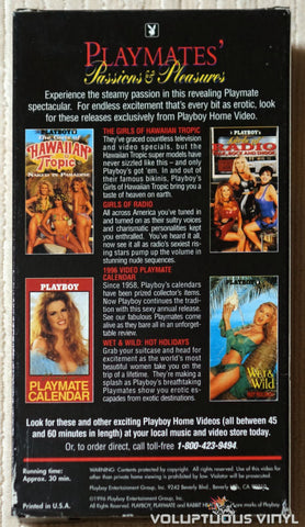VHS: NM / VG+ - Playmates' Passions & Pleasures